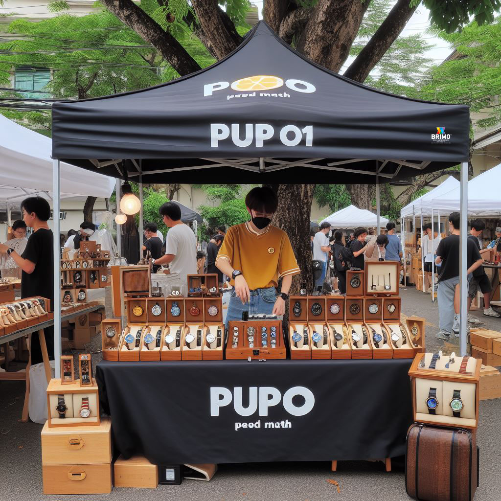 árusító stand